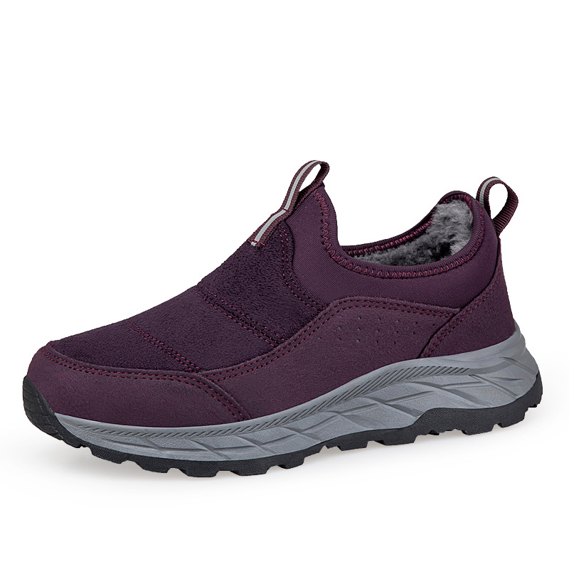 Pantofi sport antiderapanți pentru vârstnici, mărime plus, cu căptușeală din bumbac, pantofi călduroși, antiderapanți, sport, pantofi casual pentru vârstnici
