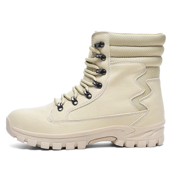 Határokon átnyúló, plus size páros, magas szárú hegymászó bakancs, kültéri edzőcipő, túracipő, sivatagi harci katonai bakancs