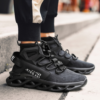 Külkereskedelmi robbanások Torre cipők Férfi lélegző hálós munkacipő Vastag talpú megnövelt Jinjiang férfi cipők Csavaros talpú alkalmi cipők