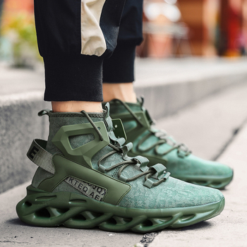 Παπούτσια Εξωτερικού Εμπορίου Torre Shoes Ανδρικά Αναπνεόμενα Παπούτσια Εργασίας από Διχτυωτό Υλικό Χοντρής Σόλας Αυξημένης Παπούτσια Jinjiang Ανδρικά Παπούτσια με Στριφτή Σόλα Casual Παπούτσια