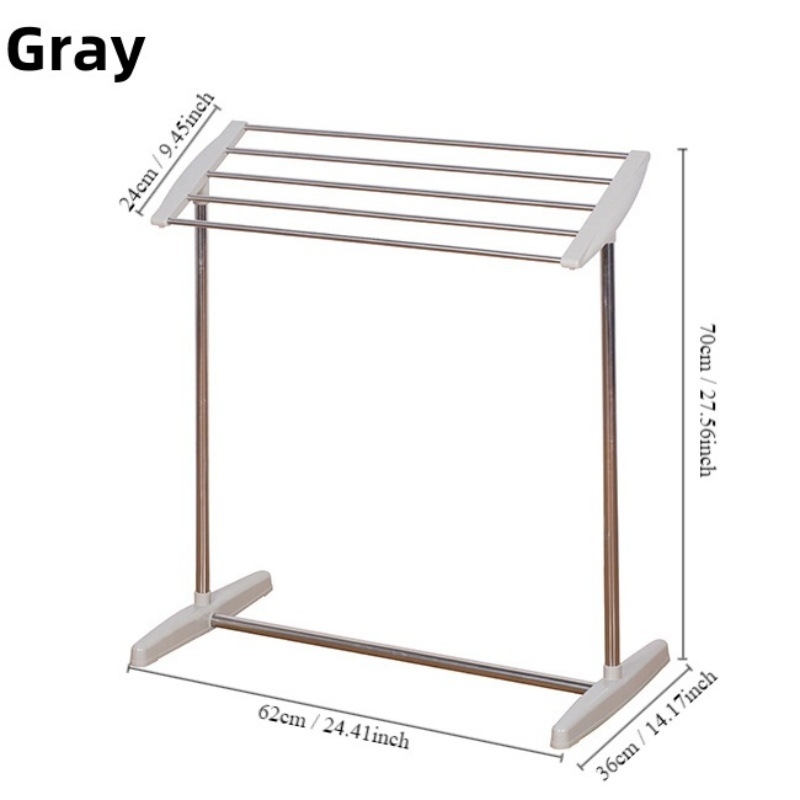 Határokon átnyúló kis rozsdamentes acél szárítóállvány, fehérneműhöz, zoknihoz, törölközőszárító állvány, háztartási kollégiumi kültéri erkély