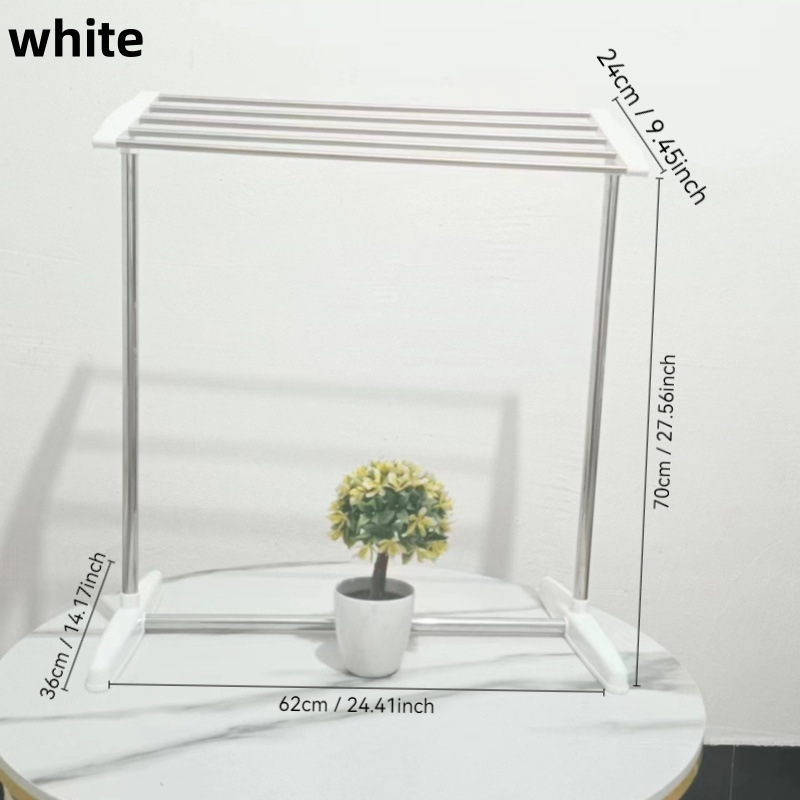 Határokon átnyúló kis rozsdamentes acél szárítóállvány, fehérneműhöz, zoknihoz, törölközőszárító állvány, háztartási kollégiumi kültéri erkély