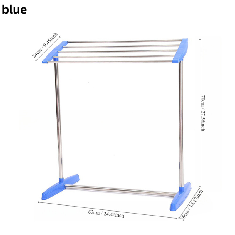 Határokon átnyúló kis rozsdamentes acél szárítóállvány, fehérneműhöz, zoknihoz, törölközőszárító állvány, háztartási kollégiumi kültéri erkély