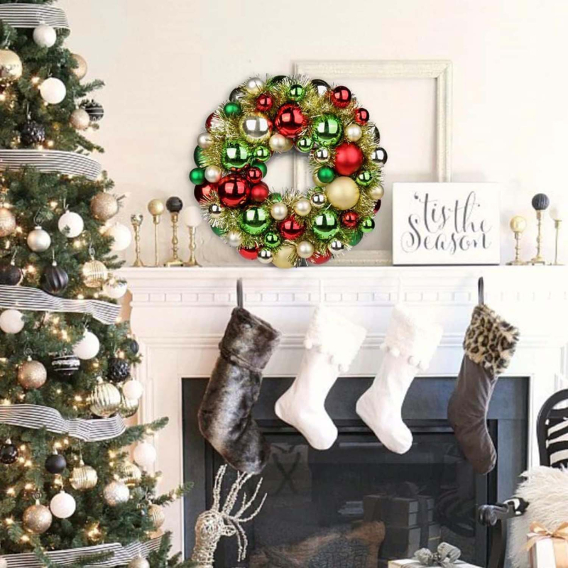 Διασυνοριακή Χριστουγεννιάτικη Διακόσμηση, Γιρλάντα, Κρεμαστό Στεφάνι για Πόρτα, Χριστουγεννιάτικη Μπάλα, Γιρλάντα, Κρεμαστό Χριστουγεννιάτικο Διακόσμημα