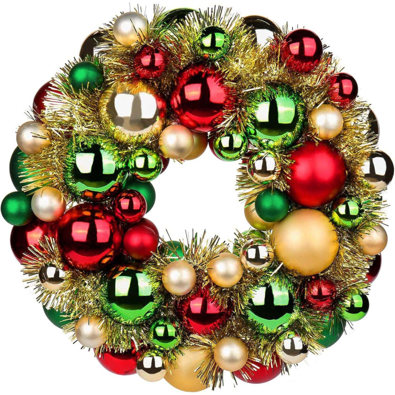 Határokon átnyúló karácsonyi dekoráció, girland, ajtóra akasztható koszorú, karácsonyi gömb, girland medál, karácsonyi függő dekoráció