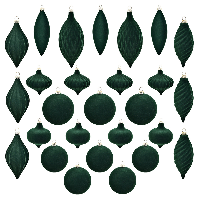 Határon átnyúló, különleges alakú, pelyhesítő karácsonyfagolyó, kis medál, bordó, sötétzöld, karácsonyi pelyhesítő golyó, karácsonyi dekoráció