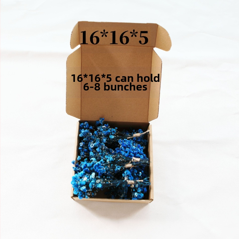 Maža „Gimsophila“ puokštė amžinoje gėlėje, kūrybinga mini džiovintų gėlių dovanų dėžutė vestuvėms, kurioje laikomos gėlės, namų dekoravimas