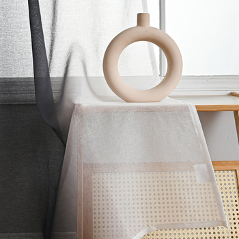 SHEIN gatavi produktai, skirti pilnai Dolly spalvų gradiento lango ekranui, dėvėti strypo užuolaidą, pusiau užtamsintą marlės užuolaidą TEMU new