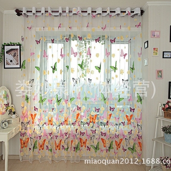 Didmeninės prekybos užuolaidų atrama „Taobao“ klientams, siūlams nuo nulio kirpimo, ryškios spalvos užuolaidos