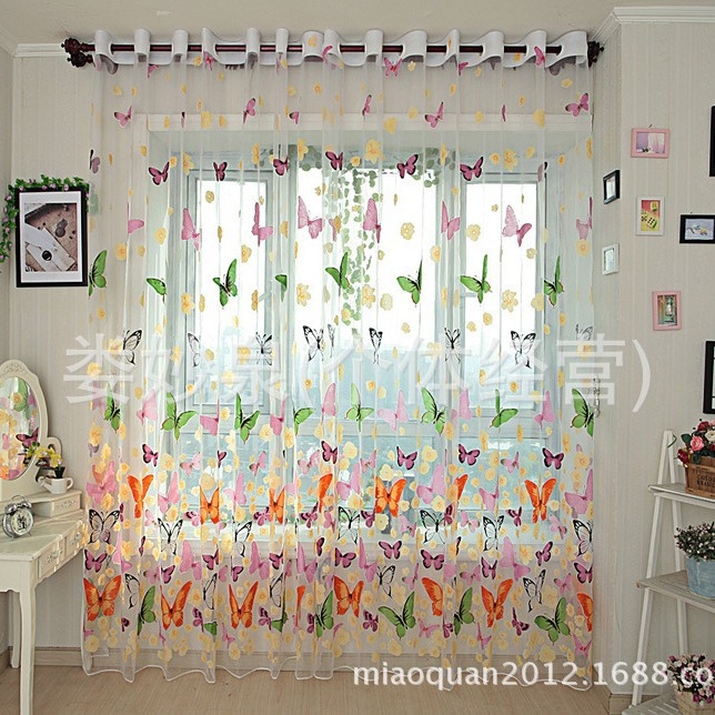 Didmeninės prekybos užuolaidų atrama „Taobao“ klientams, siūlams nuo nulio kirpimo, ryškios spalvos užuolaidos