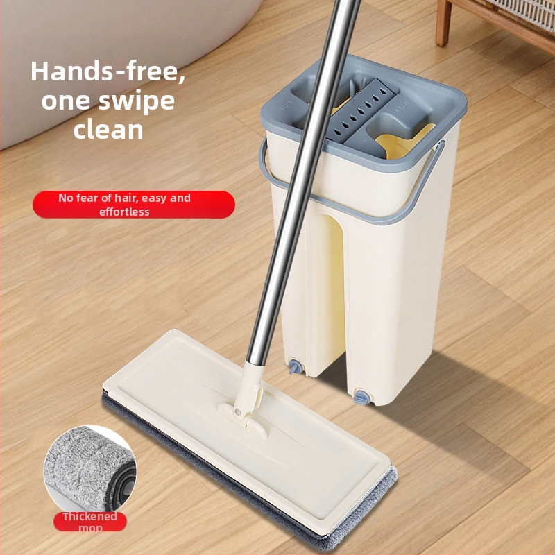 Моп за почистване на драскотини, кърпа за замяна, плосък лепенка, моп за почистване без ръце с платнена глава, аксесоари за моп за прах, мързеливи аксесоари