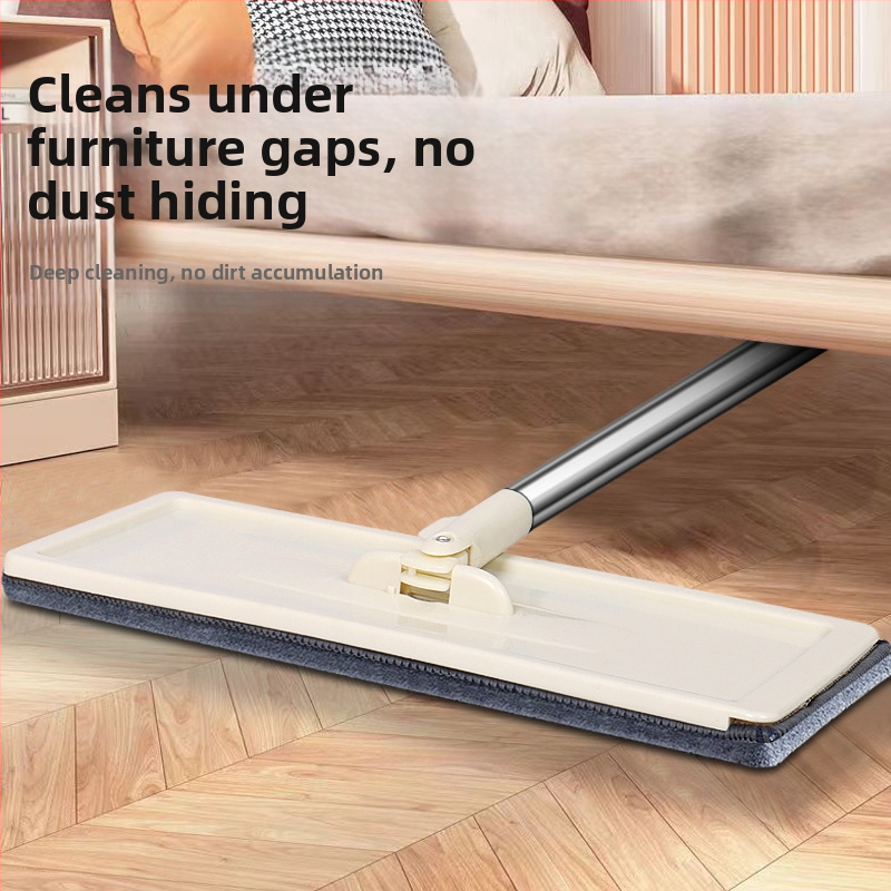 Моп за почистване на драскотини, кърпа за замяна, плосък лепенка, моп за почистване без ръце с платнена глава, аксесоари за моп за прах, мързеливи аксесоари