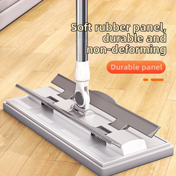 Naujo stiliaus buitinė šluostė su nuimama plokščia šluostės galvute, pakeičianti vieną šluostę, 2025 m. švari medinių grindų šluostė