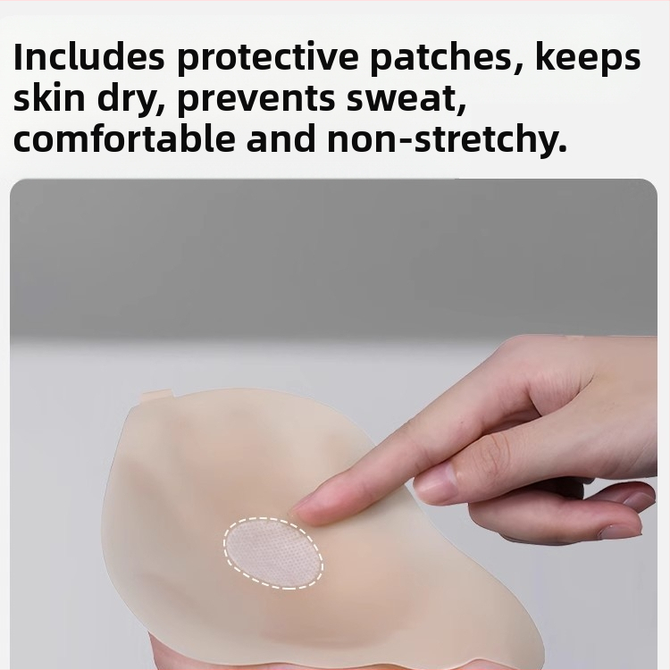 Дамски летен тънък пластир за гърди с дишащ ефект, голям гръден кош, малък гръден кош, против увисване на силиконовия невидим пластир за гърди