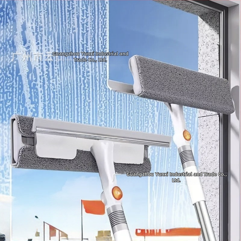 Избършете стъклени артефакти Домакински телескопичен прът Двустранно избършете стъкло Високоетажни чистачки за прозорци Специален инструмент за почистване