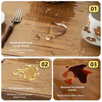 Μαλακό γυάλινο ελαφρύ πολυτελές τραπεζομάντιλο υψηλής ποιότητας, χαλάκι τραπεζιού σαλονιού, Atmosphere Lace, διαφανές τραπεζομάντιλο από δαντέλα, αδιάβροχο και ανθεκτικό στο λάδι, χωρίς πλύσιμο