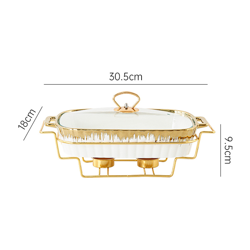 Pnompenio keraminis sriubos puodas su dviguba ausimi ir geležiniu rėmu, lengvas, prabangus keptos žuvies puodas, restoranas, viešbutis, šildymas, stačiakampis sausas puodas