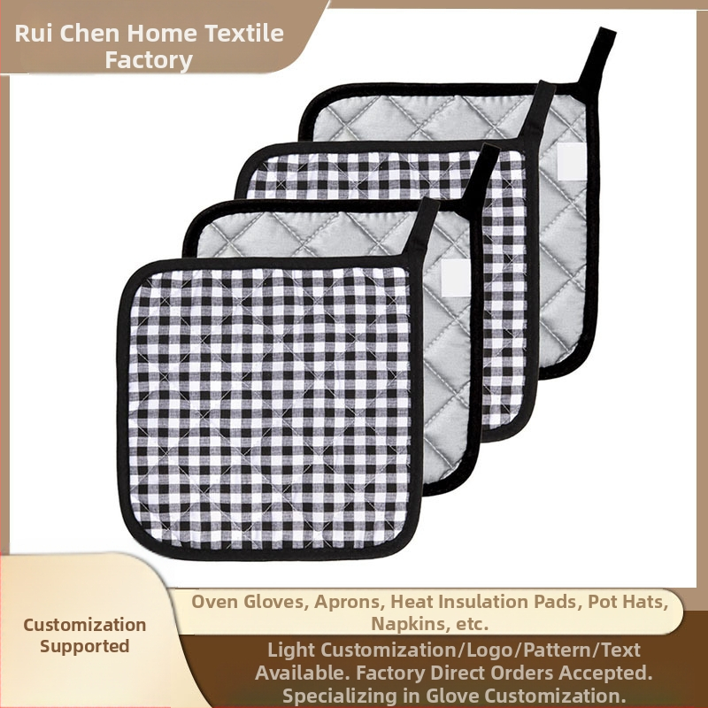 Amazoni ruuduline isolatsioonimatt, kõrge temperatuurikindel ahjukinnas, mikrolaineahju kindad, koduköögi küpsetusahju kindad, hulgimüük