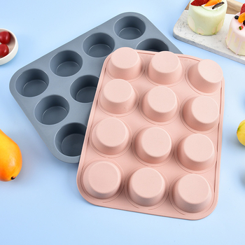 Φόρμα σιλικόνης 165 γρ. για 12 cupcakes, κατάλληλη για τρόφιμα, ανθεκτική σε υψηλές θερμοκρασίες, εύκολο καθάρισμα, εργαλείο ψησίματος, οικιακή φόρμα ταψιού ψησίματος