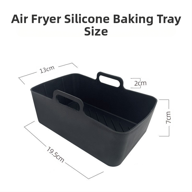 Oro gruzdintuvės kvadratinė silikoninė kepimo skarda virtuvės orkaitės kepimo įdėklas dvigubas specialus gruzdintuvės silikoninės kepimo skardos priedai