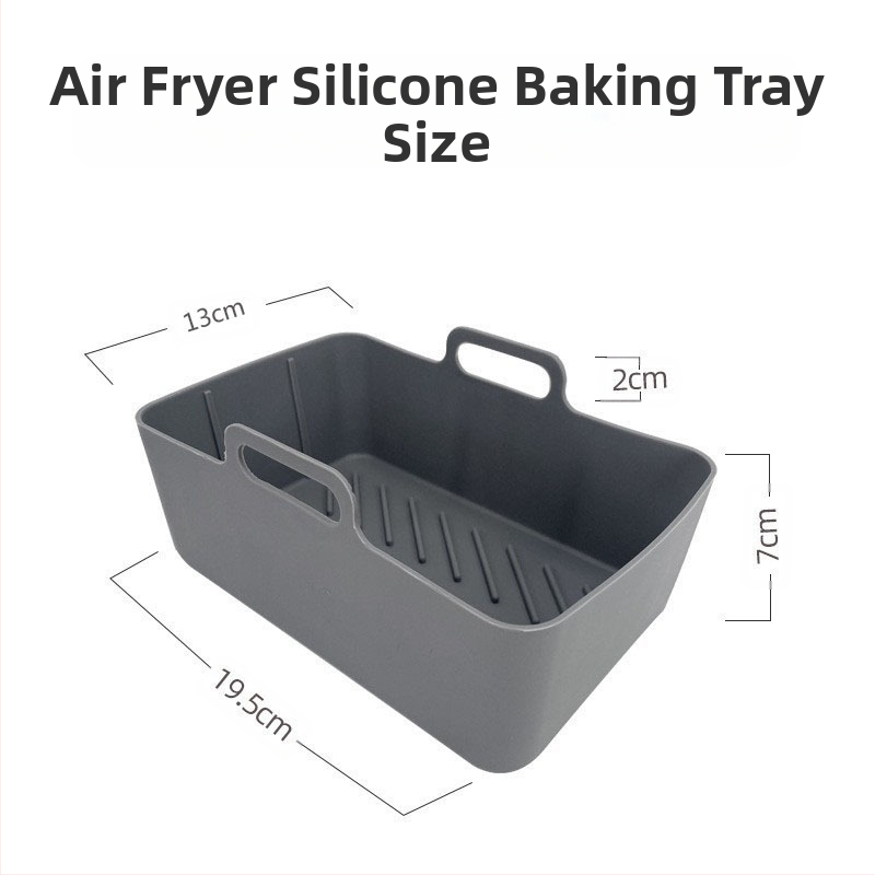Oro gruzdintuvės kvadratinė silikoninė kepimo skarda virtuvės orkaitės kepimo įdėklas dvigubas specialus gruzdintuvės silikoninės kepimo skardos priedai