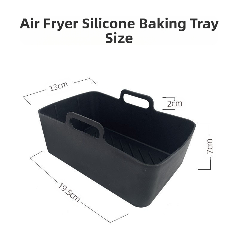 Oro gruzdintuvės kvadratinė silikoninė kepimo skarda virtuvės orkaitės kepimo įdėklas dvigubas specialus gruzdintuvės silikoninės kepimo skardos priedai