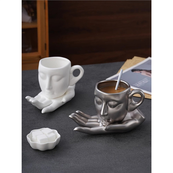 Euroopa stiilis retro kohvitass keraamiline disain Sense väike kvaliteetne kvaliteetne peen pärastlõunane kohvitass