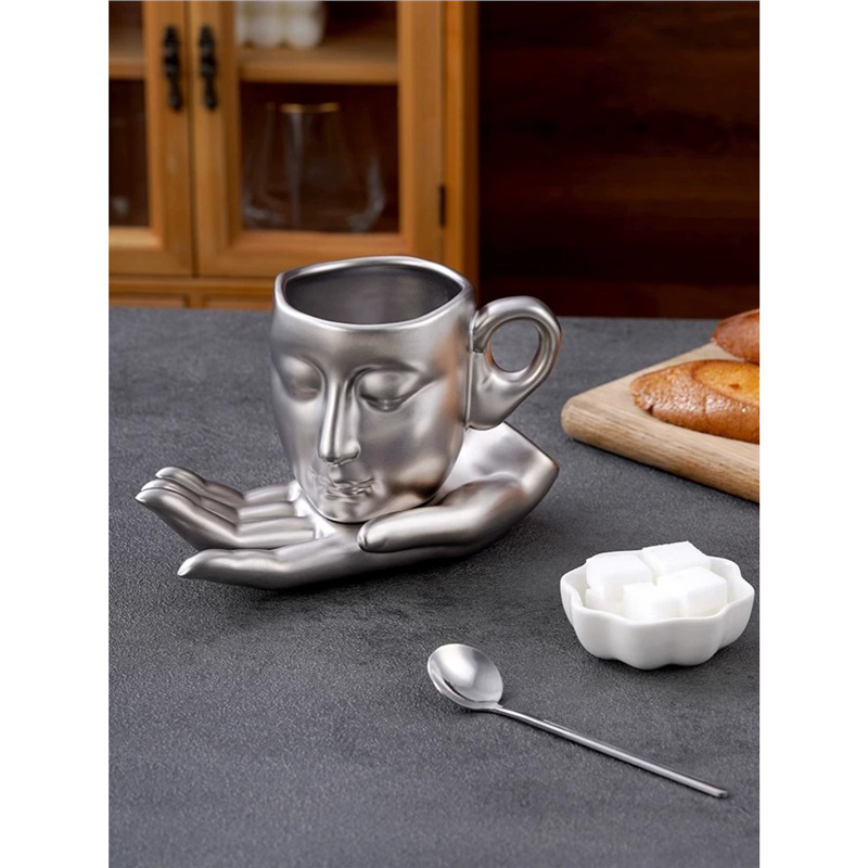 Euroopa stiilis retro kohvitass keraamiline disain Sense väike kvaliteetne kvaliteetne peen pärastlõunane kohvitass