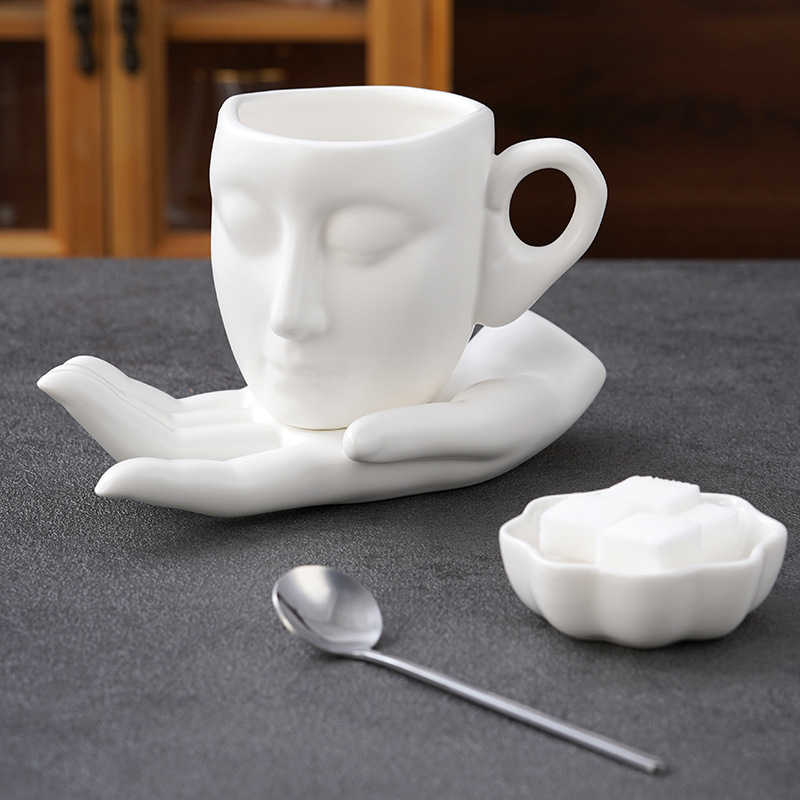 Euroopa stiilis retro kohvitass keraamiline disain Sense väike kvaliteetne kvaliteetne peen pärastlõunane kohvitass