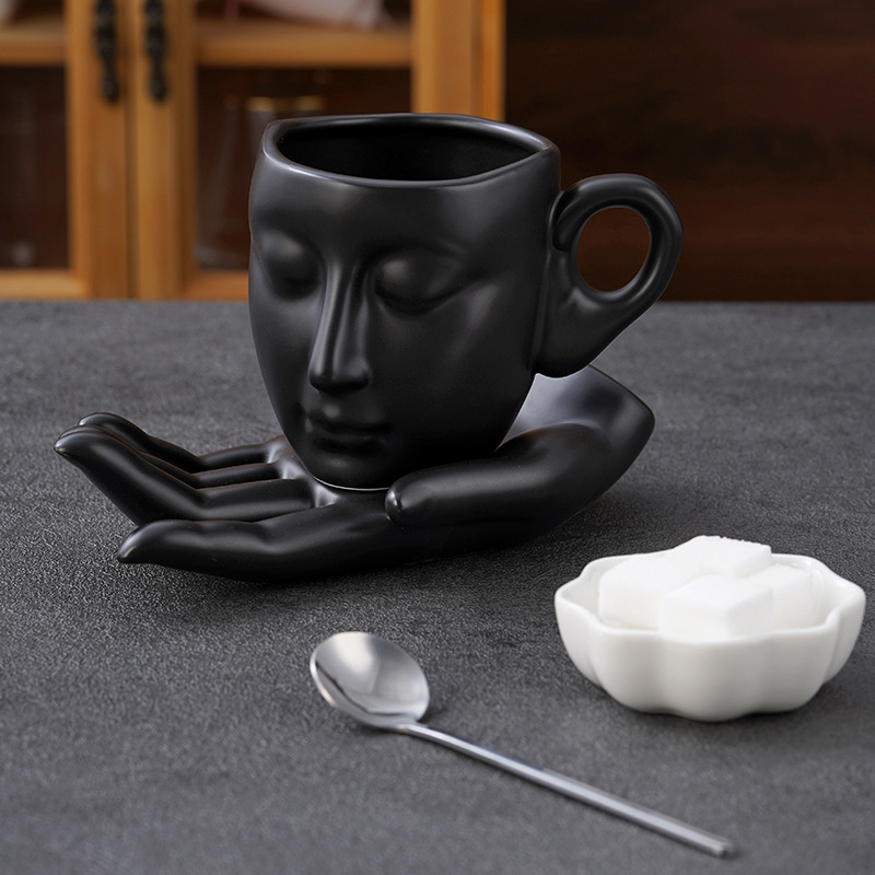 Euroopa stiilis retro kohvitass keraamiline disain Sense väike kvaliteetne kvaliteetne peen pärastlõunane kohvitass