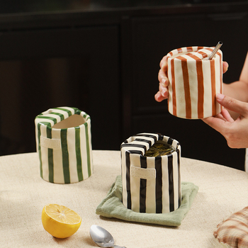 Cana ceramică retro europeană pictată manual sub glazură, ceașcă de cafea pentru acasă, ceașcă de băut, ceașcă de ceai de după-amiază