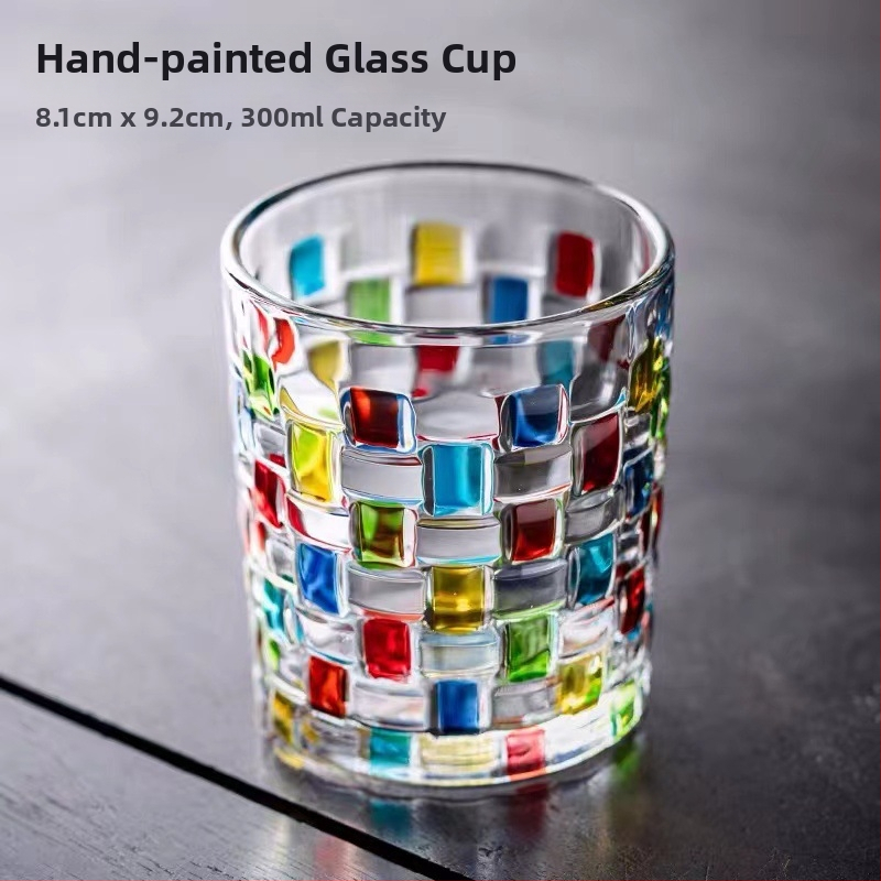 Šalto vandens butelis stiklinis, atsparus aukštai temperatūrai, didelės spalvos pakuotė šalto balto atviro vandens didelės talpos arbatos butelis šaldytuve buitinis vanduo puodelis