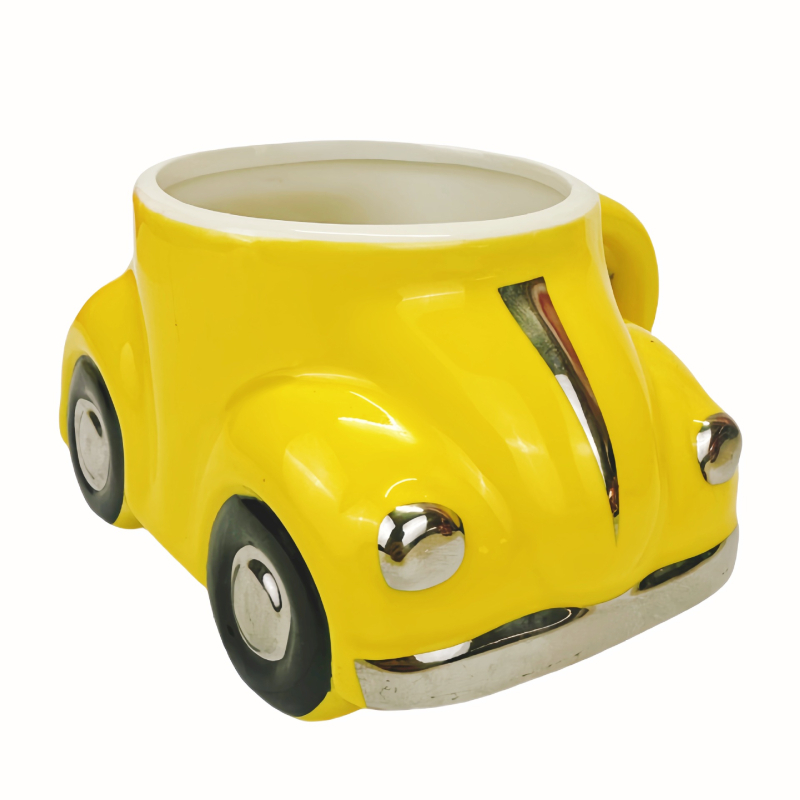 Uus armas autokeraamiline tass, autokujuline keraamiline veetass, kohvitass