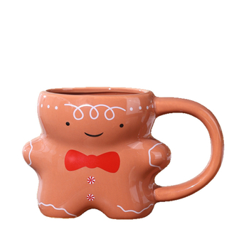 Hulgimüük armas piparkoogimees tassikujuline poisi ja tüdruku kruus paarile tass keraamiline veekruus väärtuslik suveniir