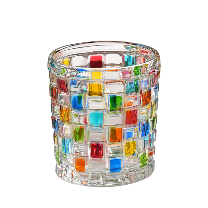 Festett hidegvizes palack üveg kristály öltöny háztartási kreatív vízkészlet gyümölcslé pohár whisky pohár internet híresség sör pohár