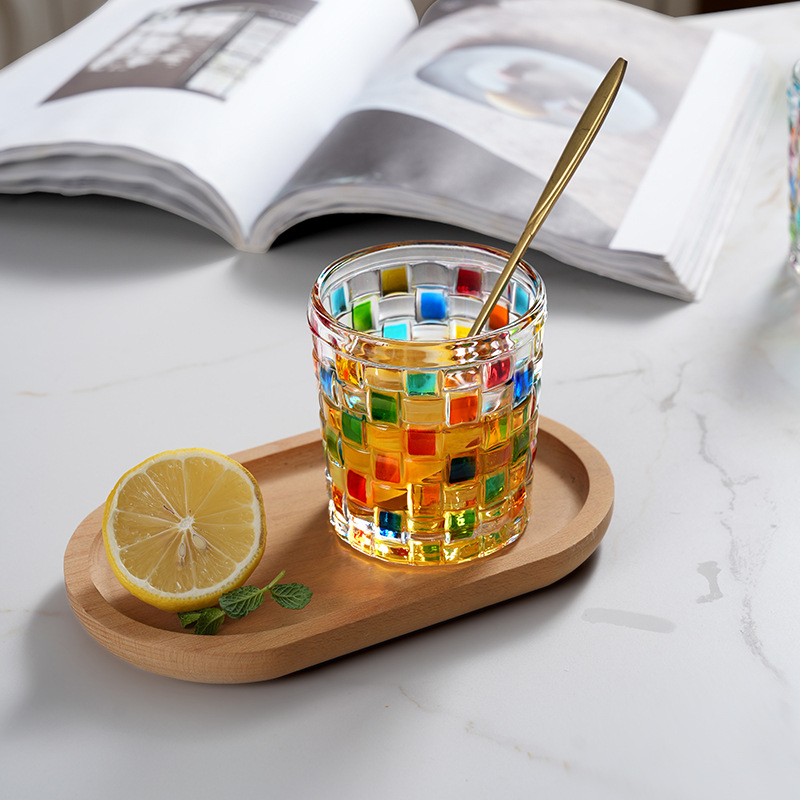 Festett hidegvizes palack üveg kristály öltöny háztartási kreatív vízkészlet gyümölcslé pohár whisky pohár internet híresség sör pohár