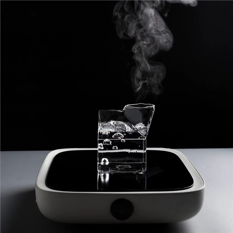 Kreatív, nagyméretű, tejesdobozos üveg japán négyzet alakú, hőálló reggelizőpohár gyümölcslé robbanások