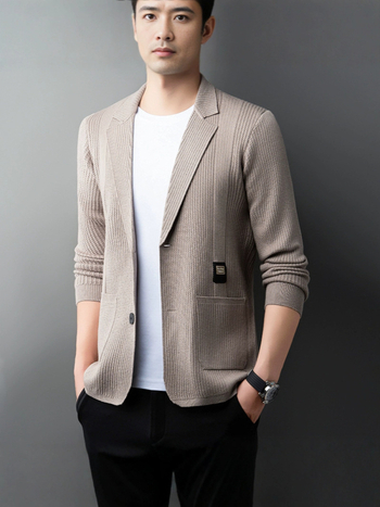 [Plahvatused uuel] meeste mantel lihtne tipptasemel Korea õhuke meeste vabaaja ülikond top