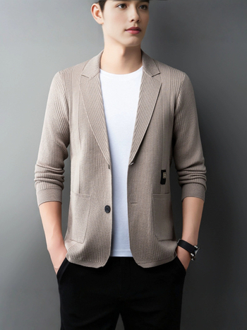 [Plahvatused uuel] meeste mantel lihtne tipptasemel Korea õhuke meeste vabaaja ülikond top