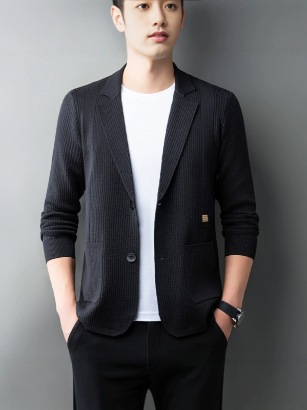 [Plahvatused uuel] meeste mantel lihtne tipptasemel Korea õhuke meeste vabaaja ülikond top