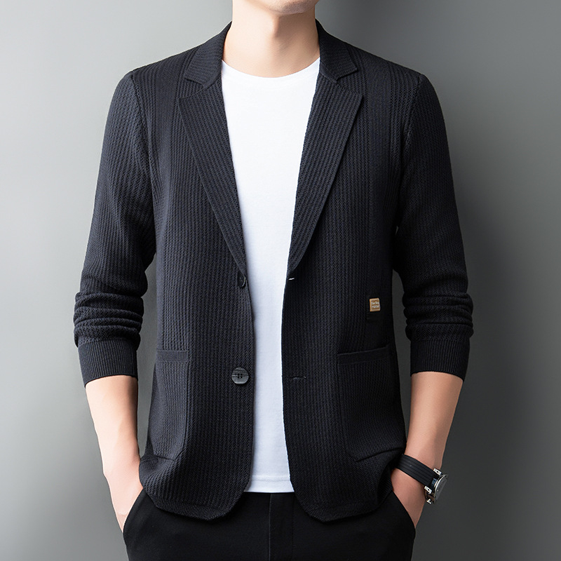 [Plahvatused uuel] meeste mantel lihtne tipptasemel Korea õhuke meeste vabaaja ülikond top