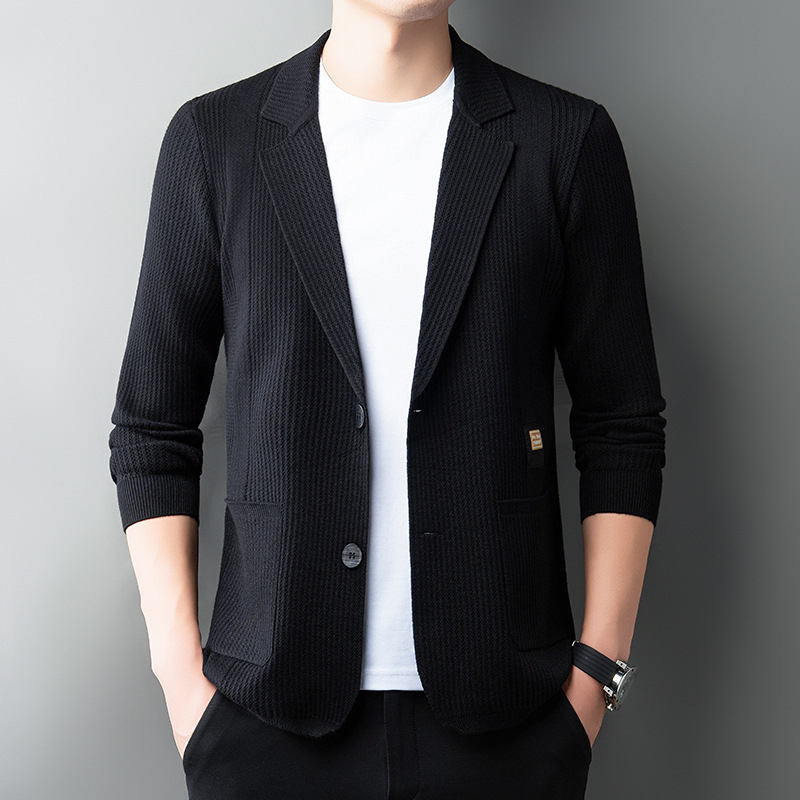 [Plahvatused uuel] meeste mantel lihtne tipptasemel Korea õhuke meeste vabaaja ülikond top