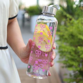 Vandens puodelis vasaros vaikams ir mieloms mergaitėms, paprastas ir gaivus, miško stiliaus plastikinis puodelis, vandens puodelis palaiko tiesioginio pristatymo FCM testavimą