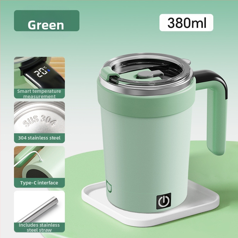 Uus Wenxiani automaatne segamiskruus piimakokteili kohvikruus piimapulbrikruus eemaldatava magnetilise alusega lameda põhjaga kruus