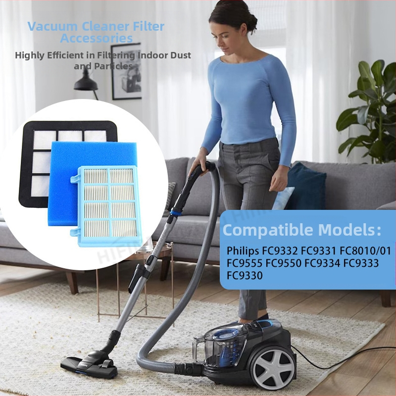 Piemērots Philips putekļsūcēju piederumiem FC9331 FC9332 FC8010 HEPA filtra elements
