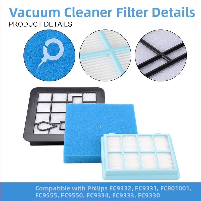 Piemērots Philips putekļsūcēju piederumiem FC9331 FC9332 FC8010 HEPA filtra elements