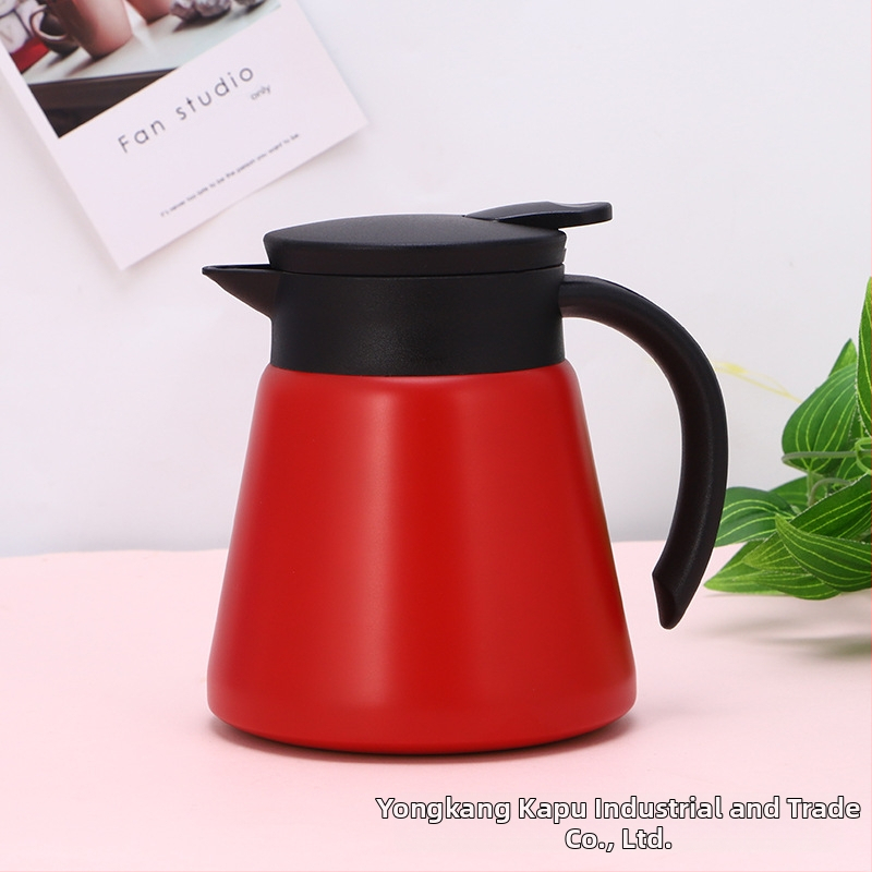 Naujas 304 nerūdijančio plieno izoliacinis kavos virimo aparatas, kūrybingas nešiojamas vakuuminis virdulys, mažo biuro karšto vandens butelis, didmeninė prekyba