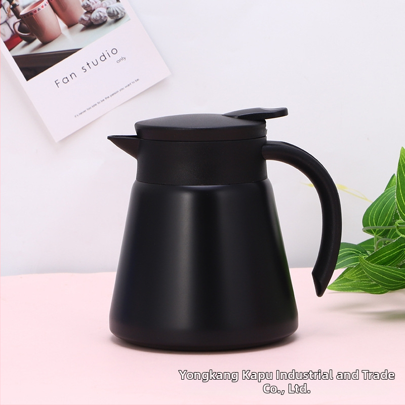 Naujas 304 nerūdijančio plieno izoliacinis kavos virimo aparatas, kūrybingas nešiojamas vakuuminis virdulys, mažo biuro karšto vandens butelis, didmeninė prekyba