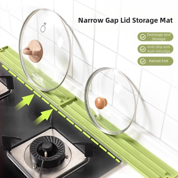 Köögi silikoonist potikaane matt kitsa servaga libisemisvastane matt majapidamismatt pliidi kõrge temperatuurikindel isolatsioonimatt hoiustamismatt