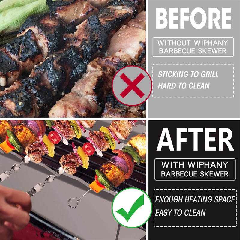 Amazoni grillikahvel, grillvardad, puutevaba roostevabast terasest hoidik, grillalus, kuumakindel, õuekasutuseks